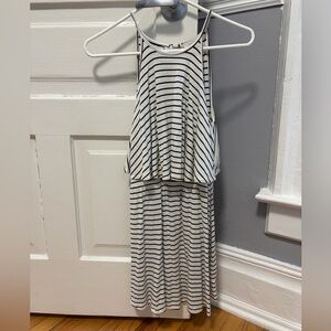 American Eagle Outfitters Black and White Striped Dress
